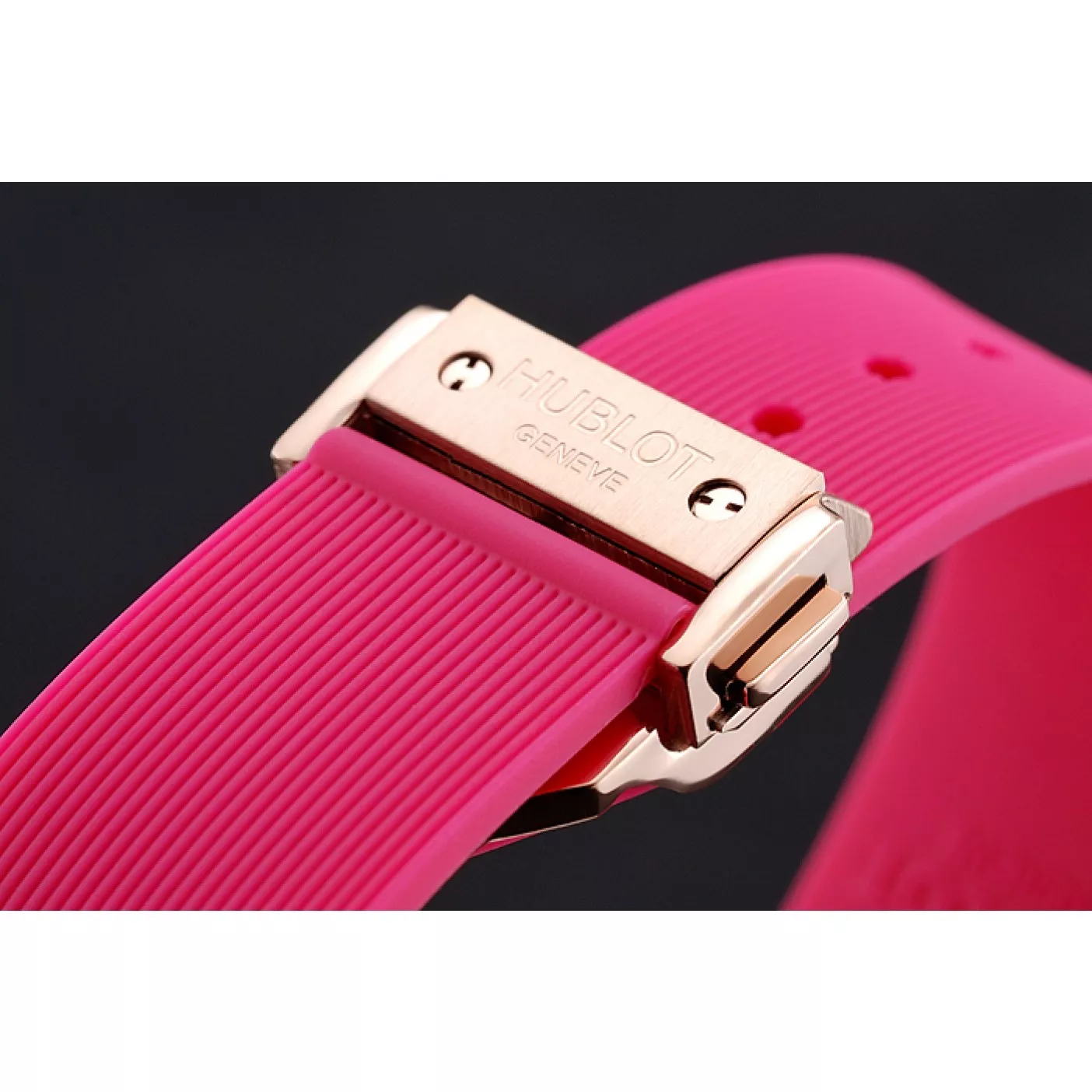 Affordable Hublot Big Bang Tutti Frutti Pink Strap Gold Dial 0116