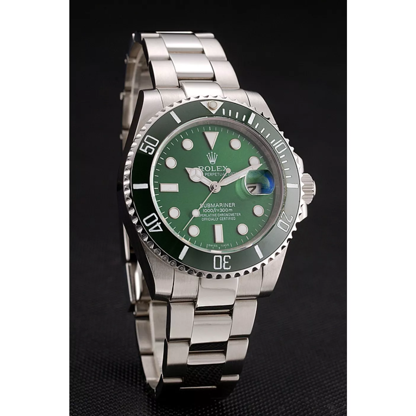 Rep Rolex Submariner Green Dial Stainless Steel Bracelet 1454069 0113