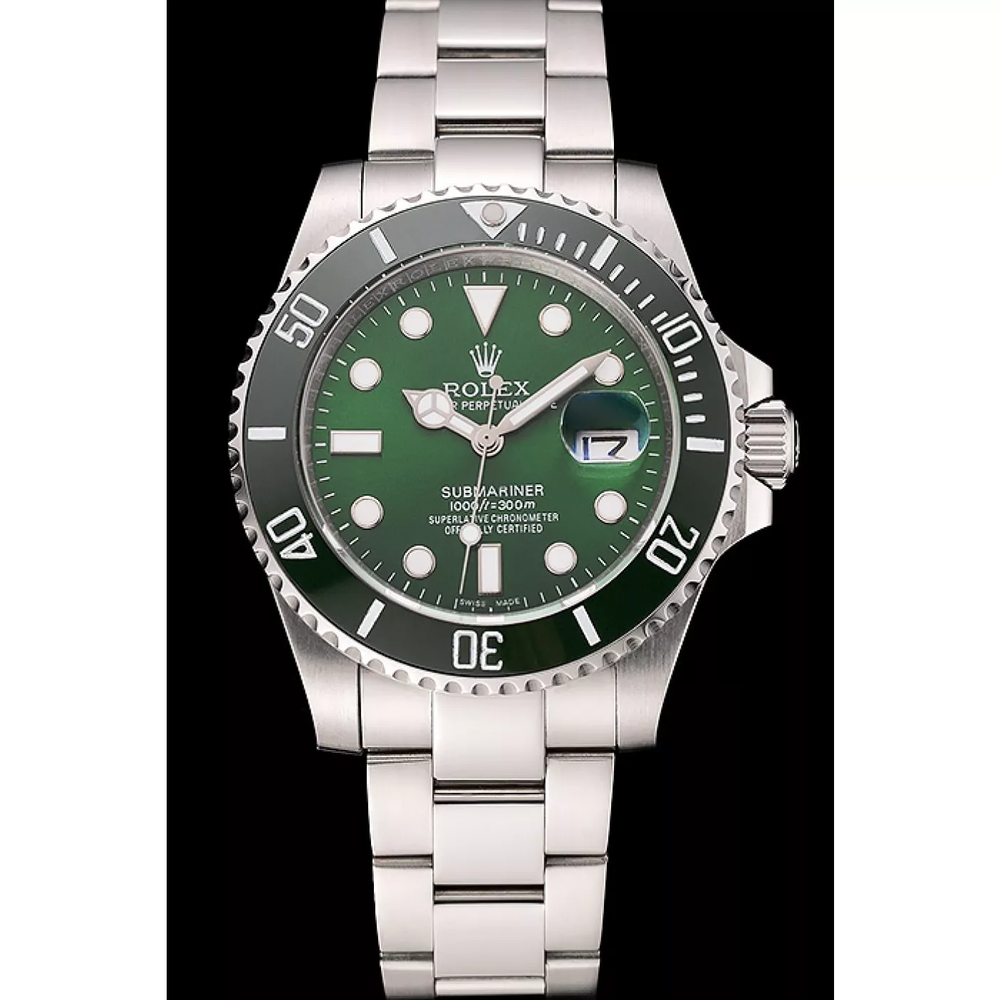 Rep Rolex Submariner Green Dial Stainless Steel Bracelet 1454069 0113