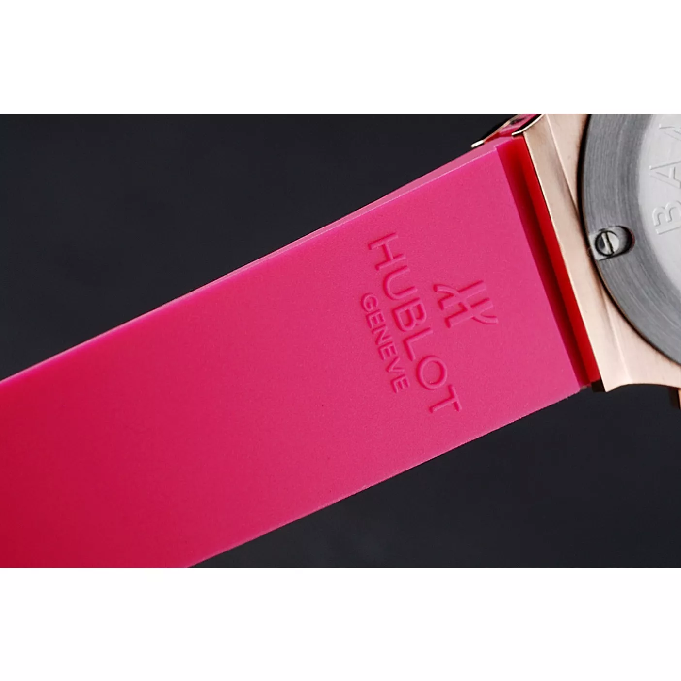 Affordable Hublot Big Bang Tutti Frutti Pink Strap Gold Dial 0116