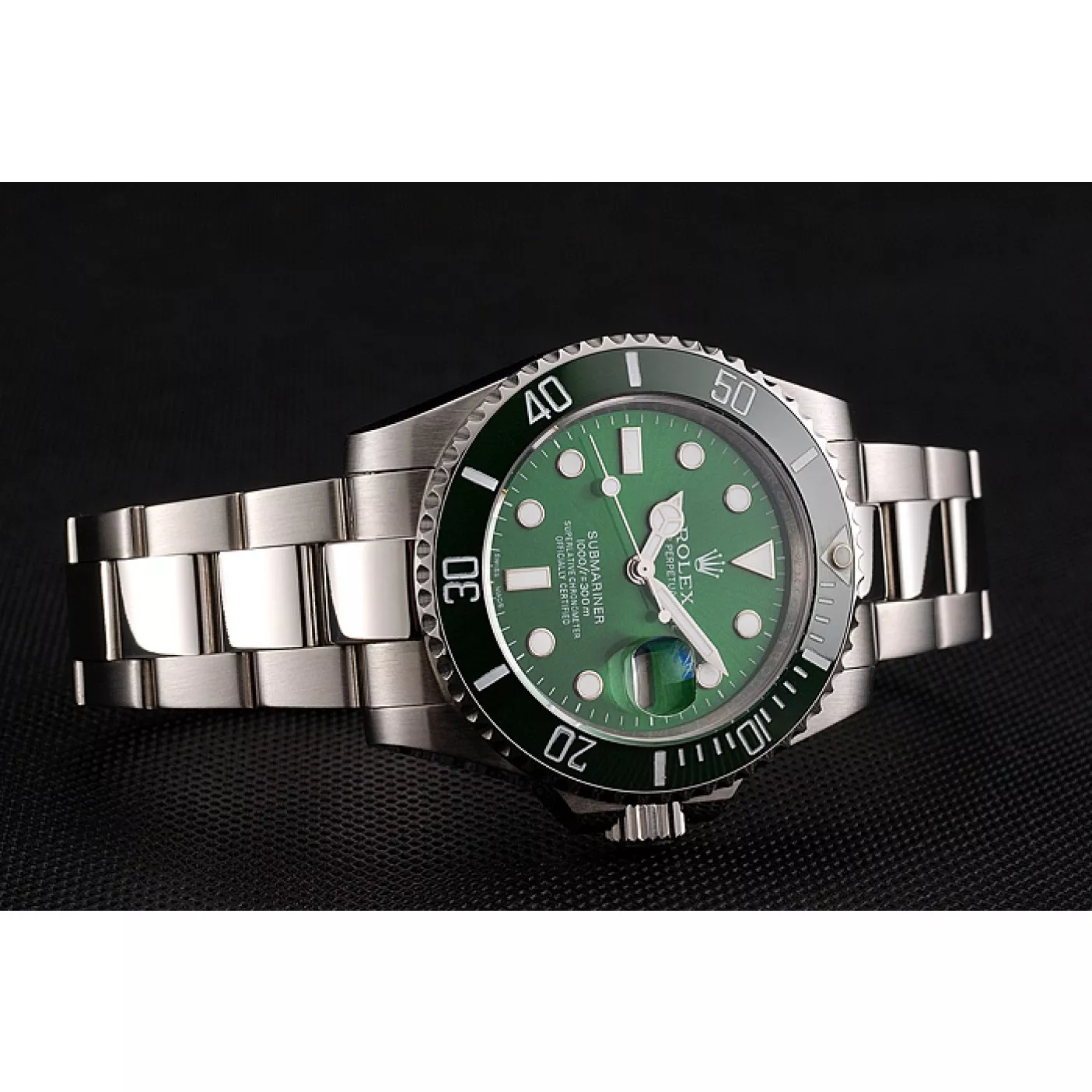 Rep Rolex Submariner Green Dial Stainless Steel Bracelet 1454069 0113