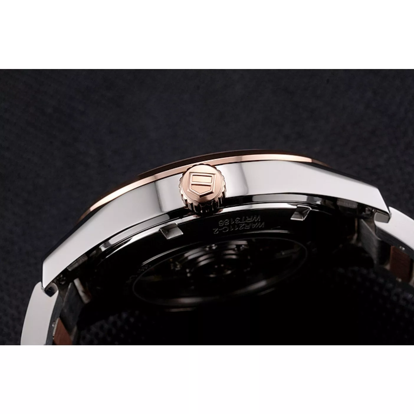 Affordable Swiss Tag Heuer Carrera Calibre 5 White Dial Rose Gold Case Two Tone Bracelet 0112