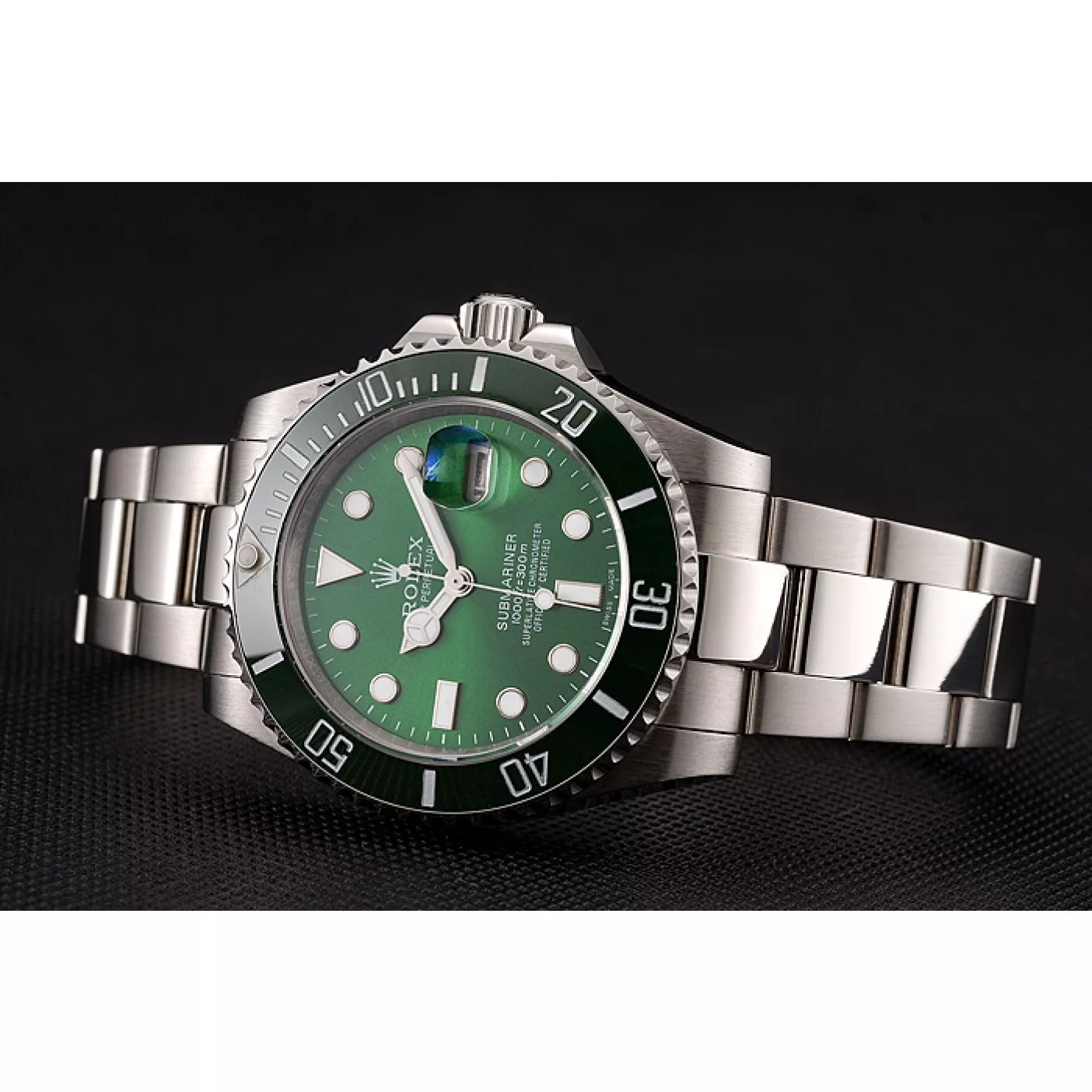 Rep Rolex Submariner Green Dial Stainless Steel Bracelet 1454069 0113